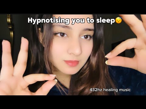 Reiki ASMR + Hypnotising you to fall asleep 😴(plucking,Deep Breathe exercise)