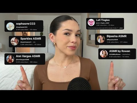 ASMRtists I’ve Been Loving & You Will Too 🤍