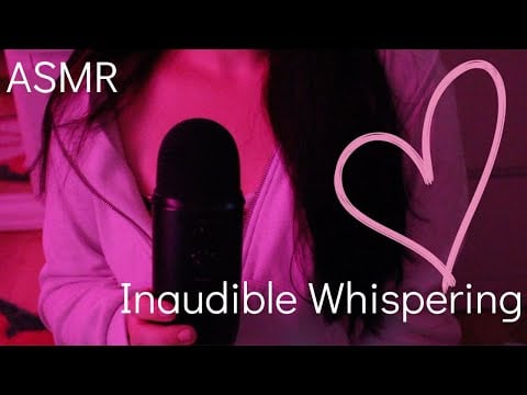 🌸ASMR Tingly Inaudible whispering | mouth sounds 🌸