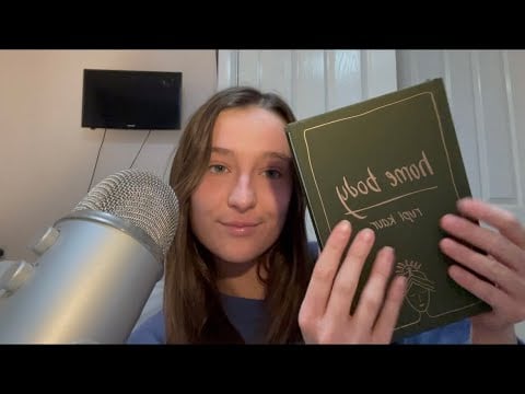 ASMR| reading you poetry (tingly whispers and affirmations)📚🧘