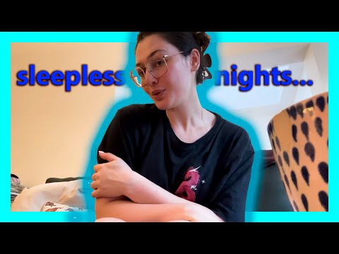 ASMR sleepless nights (ramble, nail tapping, visual)