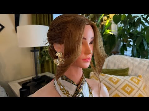 ASMR Elegant Hairstyle | Hairstyling | Hair & Makeup | Hair Fixing, perfectionist, Finishing Touches