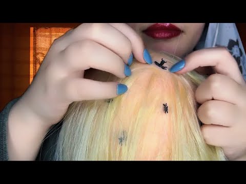 ASMR 💆🏻‍♀️🐜 School Nurse Checks Your Hair For Lice (bugs plucking) you’re infected 