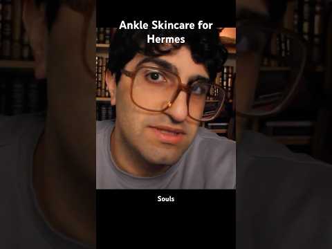 Ankle Skincare for Hermes #asmrrp #greekmythology #softspoken #asmrfriend #asmr #scrach #relaxing