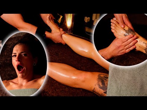 ASMR Deep Tissue Foot & Leg Massage | Relaxation & Pain Relief