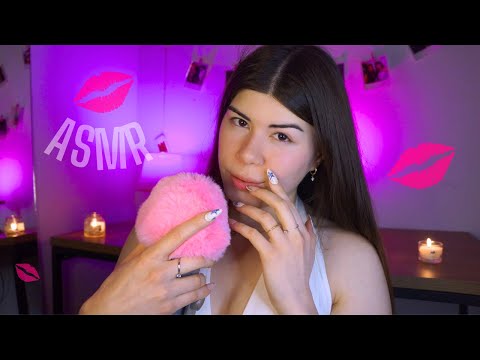 ASMR enchendo você de beijinhos e sons de boca molhados 💋💦