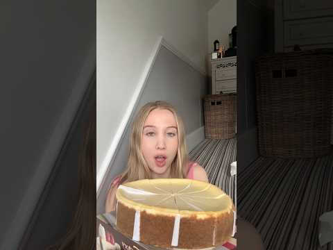 finally eating the cheesecake factory from costco!