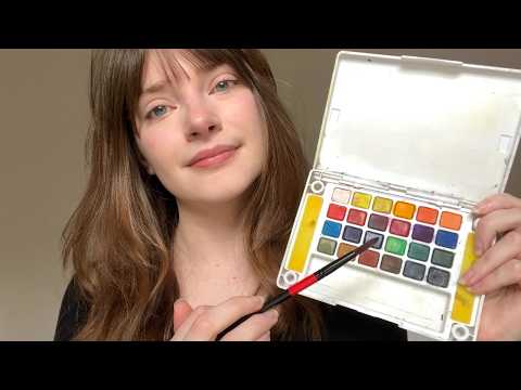 ASMR • Painting Your Face! Whispers and Soft Spoken