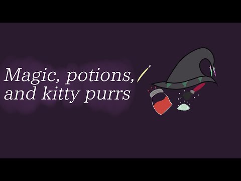 [ASMR] A witch and their kitty help you relax [NB4A, Wholesome, Purring]