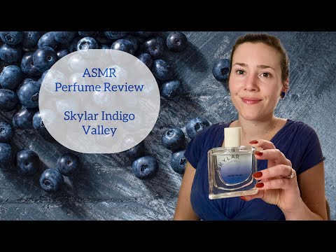 ASMR Perfume Review - Skylar Indigo Valley - Glass Tapping & Whispers