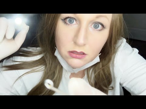 ASMR Face Exam For Samples | Latex Gloves | Sampling | Pen Light | Face Touching | Breathing