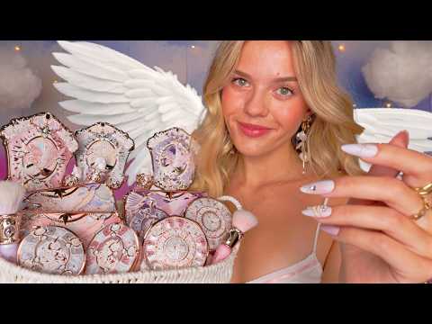 ASMR Guardian Angel Gives You A Dreamy Makeover ⟡꒰ྀི১ ໒꒱ིྀ⋆˙ (ambient music + giveaway)