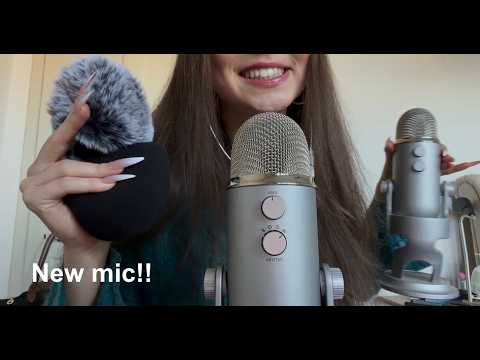 My 32nd ASMR video | trying the blue yeti mic settings