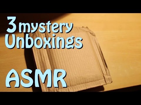 3 mystery unboxing  - No voice [ ASMR ]