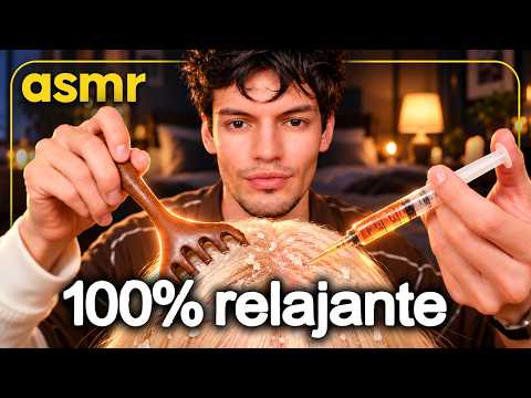 ASMR ESPAÑOL 😴 TE HAGO UN SPA CAPILAR para DORMIR 💆‍♂️ | MOUTH SOUNDS y MIMOS