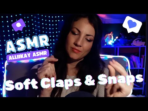 ASMR Soft claps and snaps