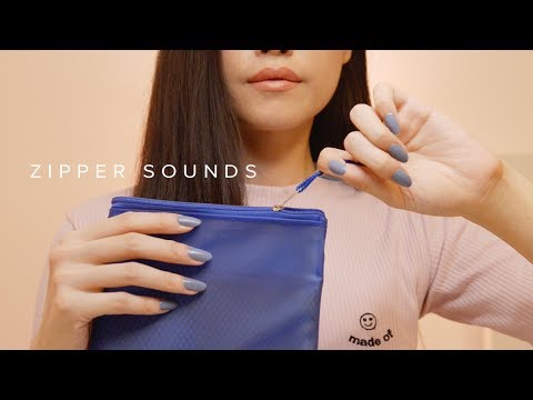 ASMR Tapping, Scratching & Zipper Sounds (No Talking)