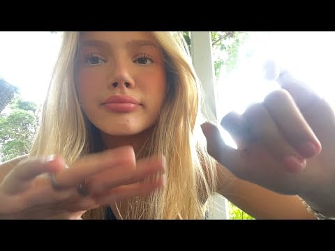 ASMR for sleep and relaxation!!😴🫶 hand movements, mouth sounds, camera tapping - 1000 sub special💞