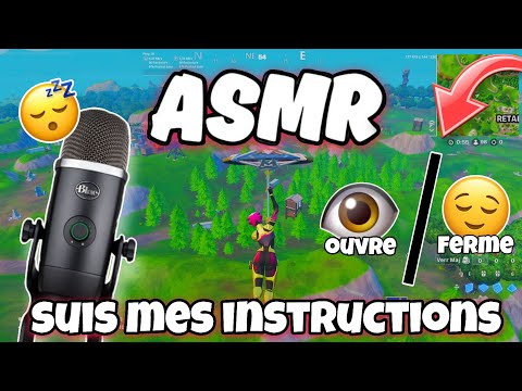 ASMR Français • SUIS MES INSTRUCTIONS POUR DORMIR VITE ! 😴👁 