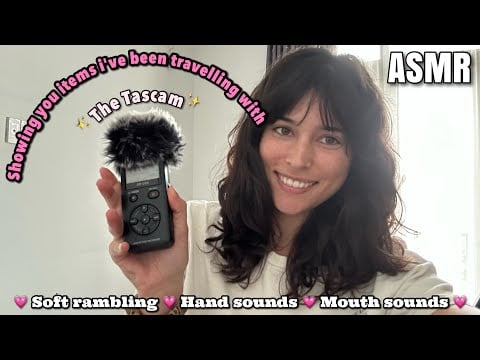 Very Chill ASMR ♡ Random & Laid Back Triggers, Rambling, Eating, Visuals, Tapping, Hand Sound, Tap..