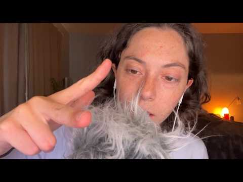 ASMR Haircut ✂️ Fluffy Mic Scratching & Mouth Scissor Sounds