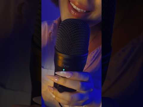 Kissing the mic!😴✨️ #asmr #mouthwhisper # #asmrsounds #asmrtriggers #visualtingle #triggersforsleep