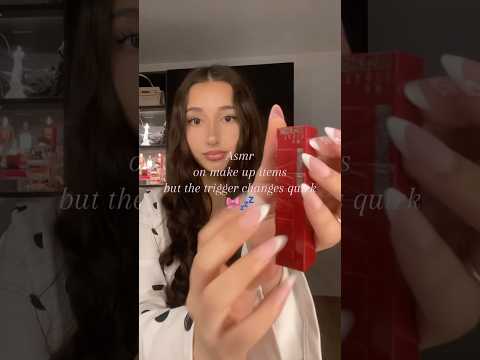 Asmr on make up for sleep #asmr #makeup #tapping #scratching #tingles #sleep #satisfying #relaxing