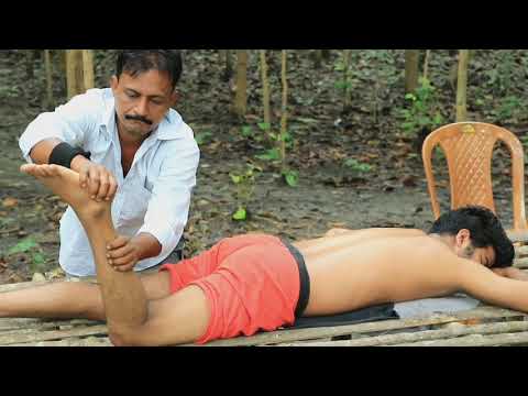 Full body massage In forest by guru of asim barber | full body cracking ASMR