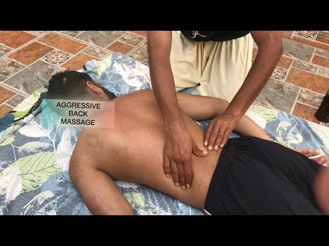ASMR🔥 Full Back Deep Tissue Massage REAL Relaxation