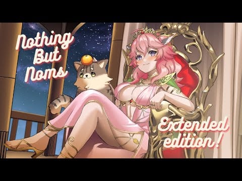 [3DIO ASMR] Nothing But Noms: Extended Edition (Ear Licks, Eating, and Kisses) (VTuber)