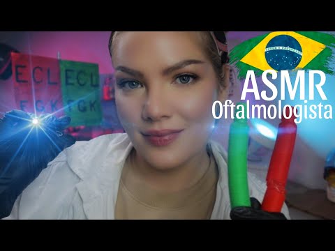 ASMR Exame dos Olhos Super Relaxante