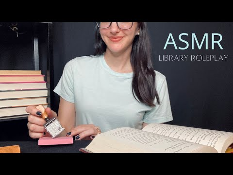 ASMR Librarian Roleplay l Soft Spoken, Personal Attention, Typing/Writing