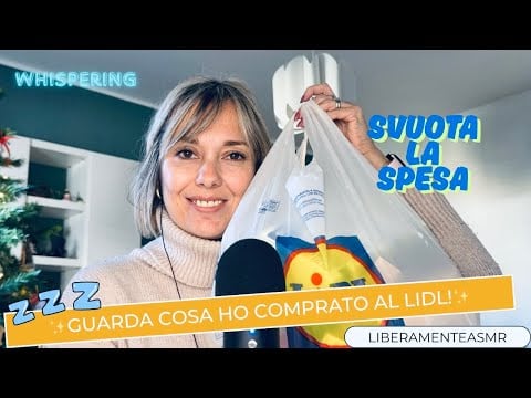 Asmr ita Whispering Haul ✨Guarda cosa ho comprato alla Lidl!✨ 