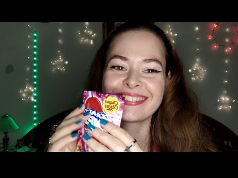 Eating candy Asmr!!!🍭🍭🍭(Tapping, scratching, eating sounds, and more!!!)