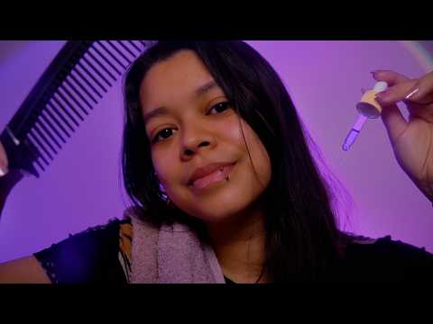 Examen et soin de ton cuir chevelu 🪮✨| ROLEPLAY ASMR FR (soft spoken)