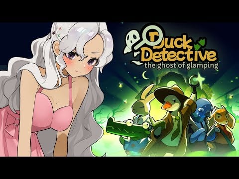 [Duck Detective: the ghost of glamping] I love the voice acting and silly stories in this game💜