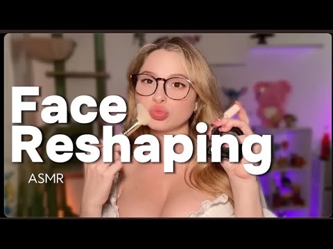 Face  reshaping video but I already think youâ    re perfect ASMR whispering, soft spoken,