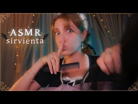 ASMR 👑 SIRVIENTA REAL te Cepilla el Pelo… pero descubre tu SECRETO 🐉
