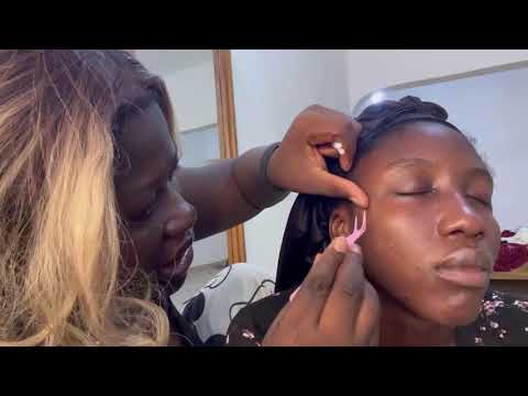 ASMR RELAXING FACE TOUCHING AND NITPICKING FOR DEEP SLEEP 😴 