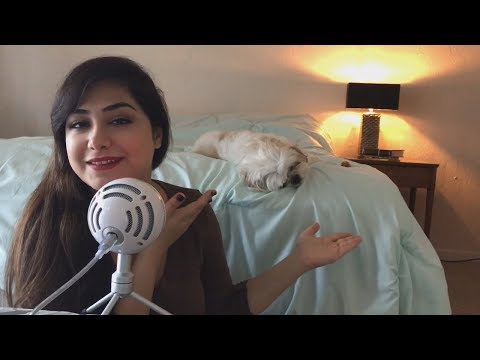 ASMR Binaural Persian counting to 100 and English rambling - Special Guest!