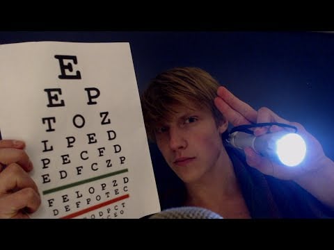 Eye Exam Roleplay - OliverWhispersASMR