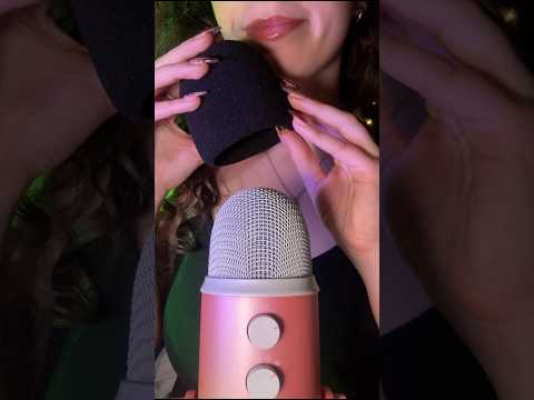 ASMR with the FOAM cover #asmr #tingles #relax