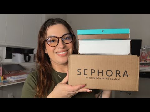 ASMR| Mini Sephora & TikTok shop haul- whispering