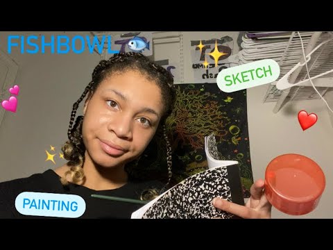 ASMR - Mirroring, Writing, Sketching, Fishbowl (Samantha)