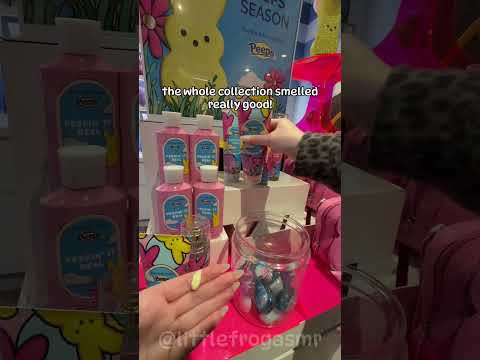 BATH & BODY WORKS 🫧 PEEP COLLECTION 🐰🩷 #asmr #peeps #shopping #vlog
