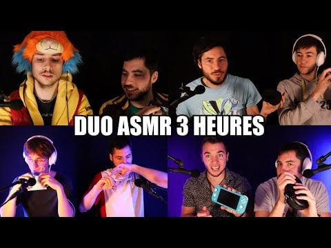 ASMR 3 HEURES DE DUO avec Ewen, lefoubruiteur, Bric a brac, mes frères, Tom.