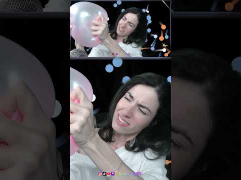 ASMR - Pink Balloon Squeeze til it POPS!