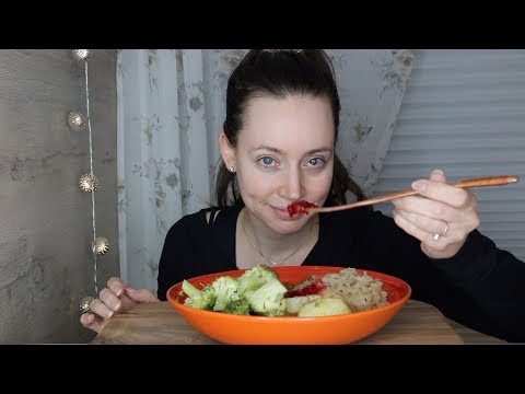 ASMR Whisper Eating Sounds | Swedish Meatballs, Potatoes, Brown Sauce , Sauercraut | Mukbang 먹방