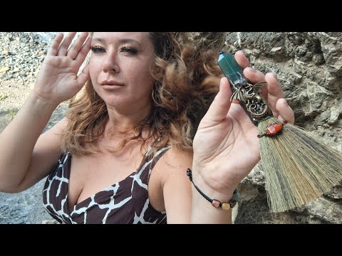 WILD & INTENSE ASMR | REIKI: Brushing Away Negative Things You Say to Yourself