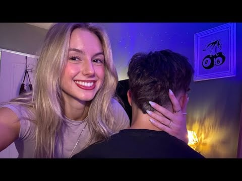 ASMR on my boyfriend! | Back massage, Head scratching, Back scratching, Neck massage. 💆🏻‍♂️